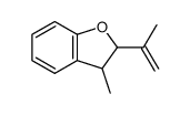 2-Isopropenyl-3-methyl-2,3-dihydro-benzofuran Structure