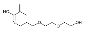 N-[3-[2-(2-hydroxyethoxy)ethoxy]propyl]-2-methylprop-2-enamide结构式