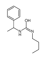 1-butyl-3-(1-phenylethyl)urea Structure