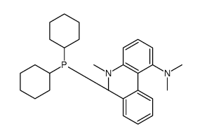 2-Dicyclohexylphosphino-2',6'-bis(N,N-dimethylamino)biphenyl structure