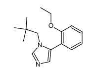 1-(2,2-Dimethylpropyl)-5-(2-ethoxyphenyl)-1H-imidazole Structure