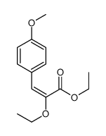 ethyl 2-ethoxy-3-(4-methoxyphenyl)prop-2-enoate Structure