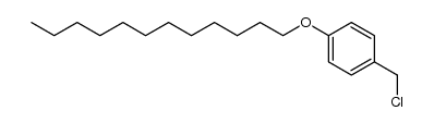 4-十二烷氧基苯甲苄氯结构式