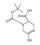 (R)-1-(tert-Butoxycarbonyl)-5-oxopiperazine-2-carboxylic acid picture