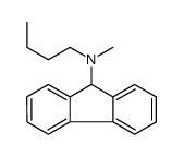 N-butyl-N-methyl-9H-fluoren-9-amine Structure