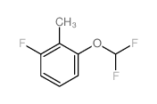 1-(Difluoromethoxy)-3-fluoro-2-methyl-benzene Structure