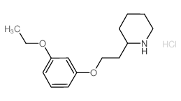 2-[2-(3-Ethoxyphenoxy)ethyl]piperidine hydrochloride Structure