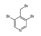 3,5-Dibromo-4-(bromomethyl)pyridine Structure