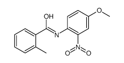 N-(4-Methoxy-2-nitrophenyl)-2-methylbenzamide结构式