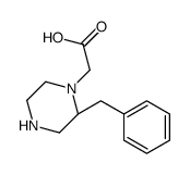 2-[(2S)-2-benzylpiperazin-1-yl]acetic acid Structure