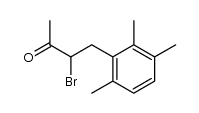 4-(2,3,6-trimethylphenyl)-3-bromobutan-2-one结构式