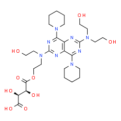 Dipyridamole Tartaric Acid Ester Ammonium Salt Structure