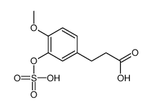 Dihydro Isoferulic Acid 3-O-Sulfate Structure