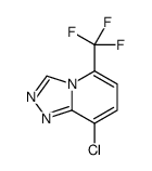 8-chloro-5-(trifluoromethyl)-[1,2,4]triazolo[4,3-a]pyridine Structure