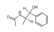 N-[(1R,2S)-2-hydroxy-1-methyl-2-phenylethyl]acetamide结构式