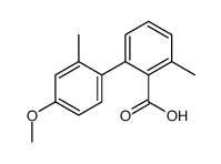 2-(4-methoxy-2-methylphenyl)-6-methylbenzoic acid Structure