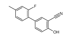 5-(2-fluoro-4-methylphenyl)-2-hydroxybenzonitrile结构式