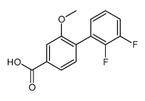 4-(2,3-difluorophenyl)-3-methoxybenzoic acid结构式