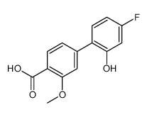 4-(4-fluoro-2-hydroxyphenyl)-2-methoxybenzoic acid结构式