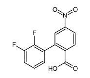 2-(2,3-difluorophenyl)-4-nitrobenzoic acid结构式
