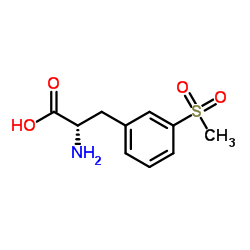 3-(Methylsulfonyl)-L-phenylalanine structure
