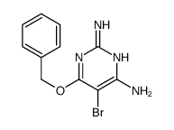 5-bromo-6-phenylmethoxypyrimidine-2,4-diamine结构式