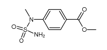 N-methyl-N-(4-methoxycarbonylphenyl)sulfuric diamide Structure