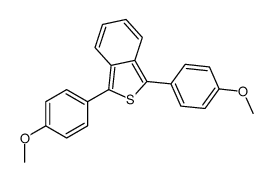 1,3-bis(4-methoxyphenyl)-2-benzothiophene结构式