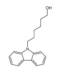 6-(9'H-carbazol-9'-yl)hexan-1-ol结构式