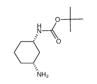 ((1S,3R)-3-氨基环己基)氨基甲酸叔丁酯结构式
