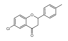 6-chloro-4'-methylflavanone结构式