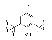4-bromo-2,6-[(2)H6]dimethylphenol结构式