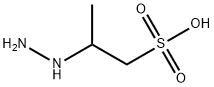 1-Propanesulfonic acid,2-hydrazino- (9CI) Structure