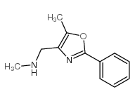 N-METHYL-N-[(5-METHYL-2-PHENYL-1,3-OXAZOL-4-YL)METHYL]AMINE Structure