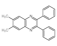 6,7-dimethyl-2,3-diphenyl-quinoxaline Structure