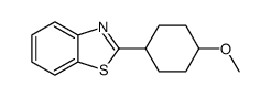 2-(4-methoxycyclohexyl)benzothiazole结构式