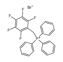 (2,3,4,5,6-pentafluorobenzyl)triphenylphosphonium bromide结构式