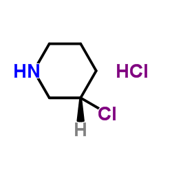 (3S)-3-Chloropiperidine hydrochloride (1:1) Structure