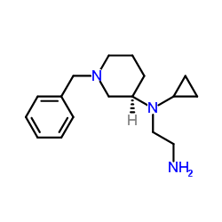 N-[(3R)-1-Benzyl-3-piperidinyl]-N-cyclopropyl-1,2-ethanediamine结构式
