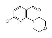 6-Chloro-2-Morpholinonicotinaldehyde结构式