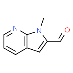 1-Methyl-1H-pyrrolo[2,3-b]pyridine-2-carbaldehyde结构式