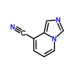 Imidazo[1,5-a]pyridine-8-carbonitrile结构式