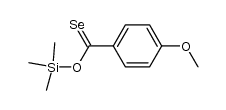 O-trimethylsilyl 4-methoxybenzenecarboselenoate结构式