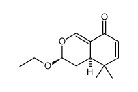 3-ethoxy-5,5-dimethyl-3,4,4a,5-tetrahydro-8H-2-benzopyran-8-one Structure