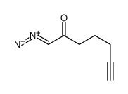1-diazoniohept-1-en-6-yn-2-olate Structure