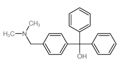 Benzenemethanol,4-[(dimethylamino)methyl]-a,a-diphenyl-结构式