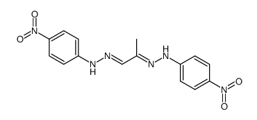 pyruvaldehyde bis-(4-nitro-phenylhydrazone) Structure