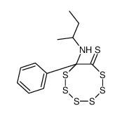 8-(butan-2-ylamino)-8-phenylhexathiocane-7-thione结构式