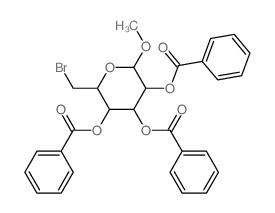 a-D-Glucopyranoside, methyl6-bromo-6-deoxy-, 2,3,4-tribenzoate picture