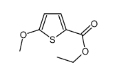 Ethyl 5-methoxy-2-thiophenecarboxylate结构式